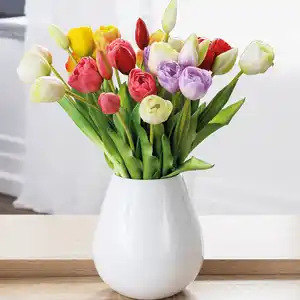 Bella Casa Deko-Tulpen "Real Touch" 5er-Bund