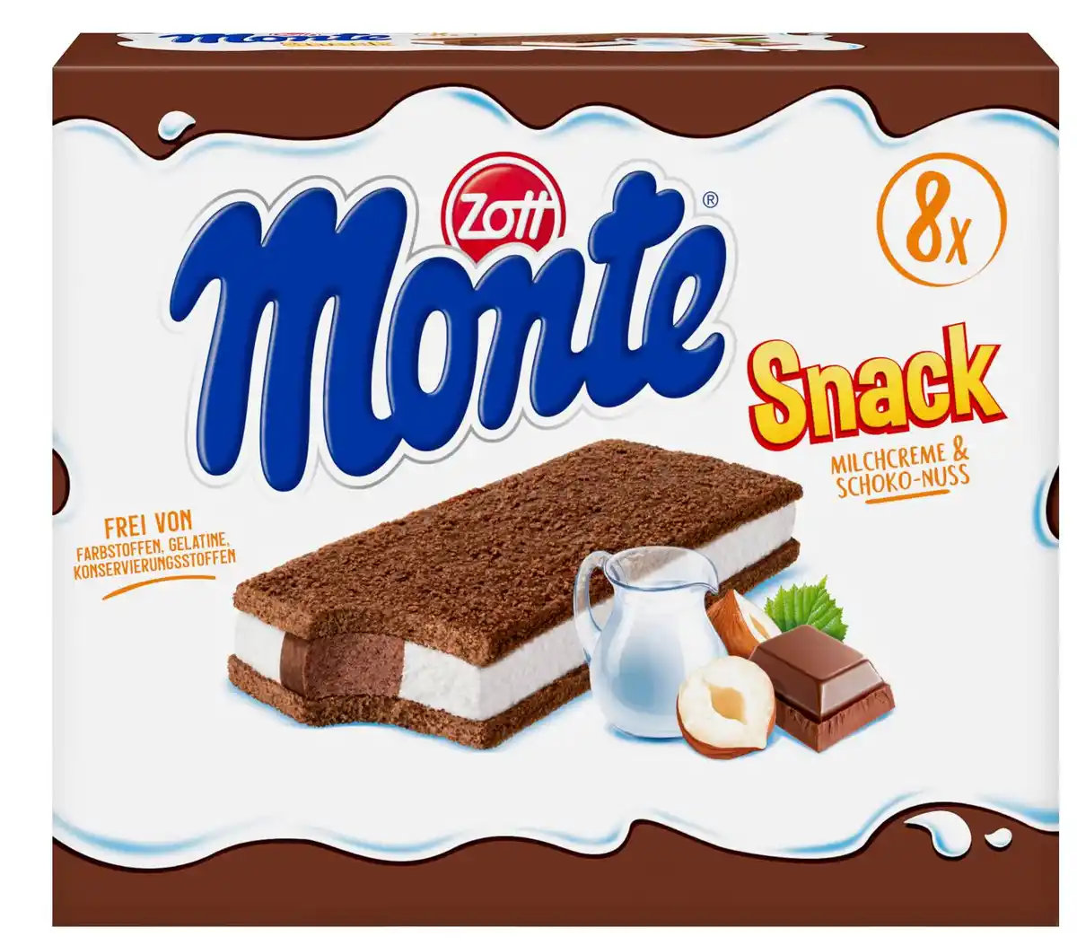 Bild 1 von ZOTT Monte Snack, 8 St. = 232-g-Packg.