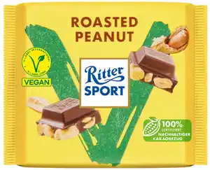 RITTER SPORT Schokolade vegan oder gluten- & laktosefrei, 100-g-Tafel