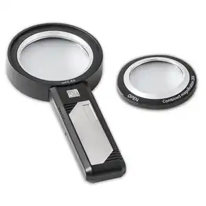 Kraft Werkzeuge LED-Handlupe 2in1