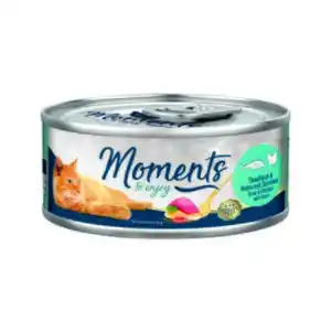 MOMENTS Adult Thunfisch und Huhn mit Schinken 12x70 g