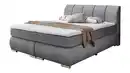 Bild 1 von Boxspringbett 180 x 200 cm grau Microfaserbezug - GRAZ