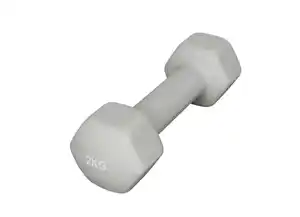 2kg Hantel Hellgrau