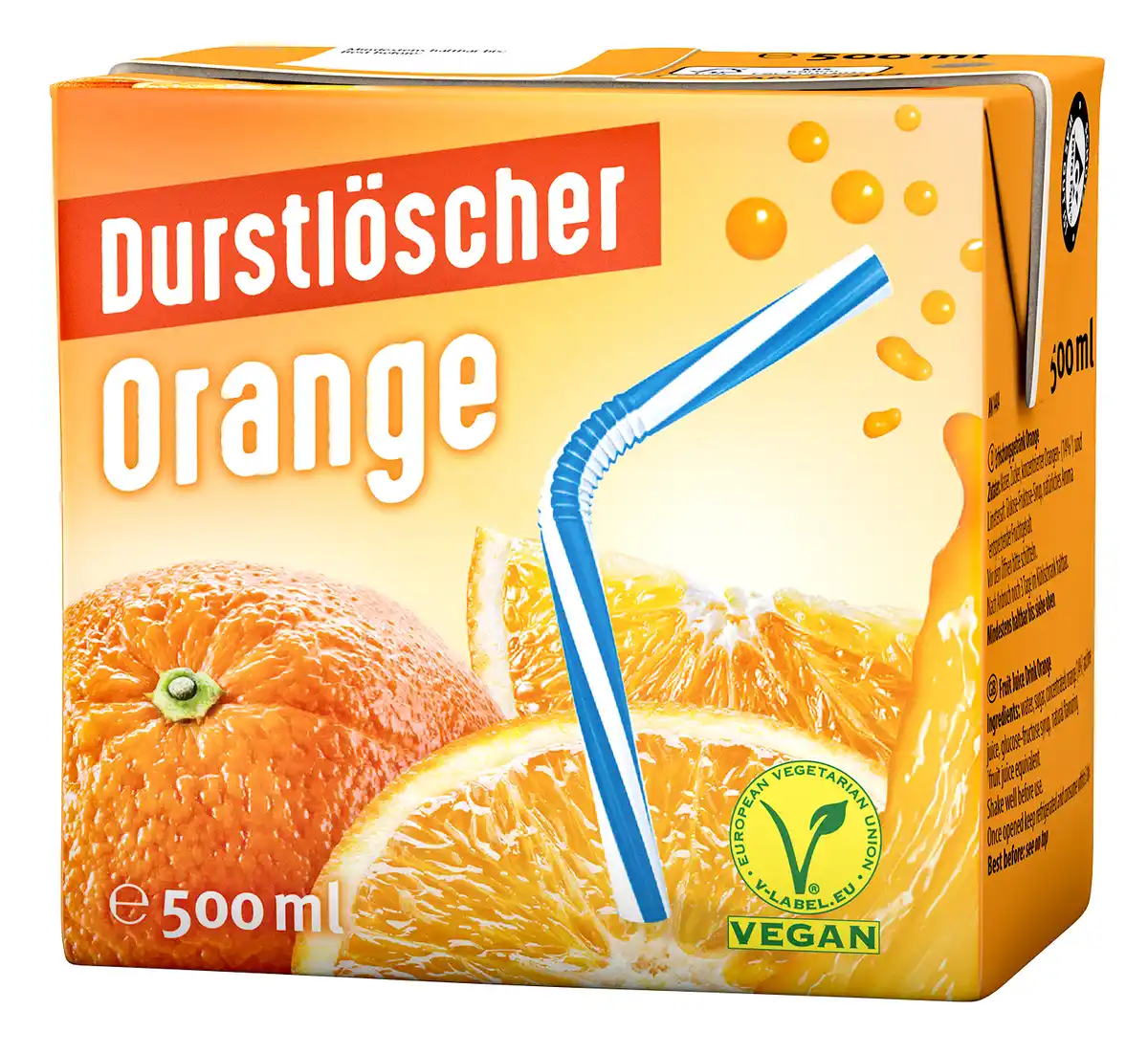 Bild 1 von Durstlöscher 'Orange' 0,5 Liter