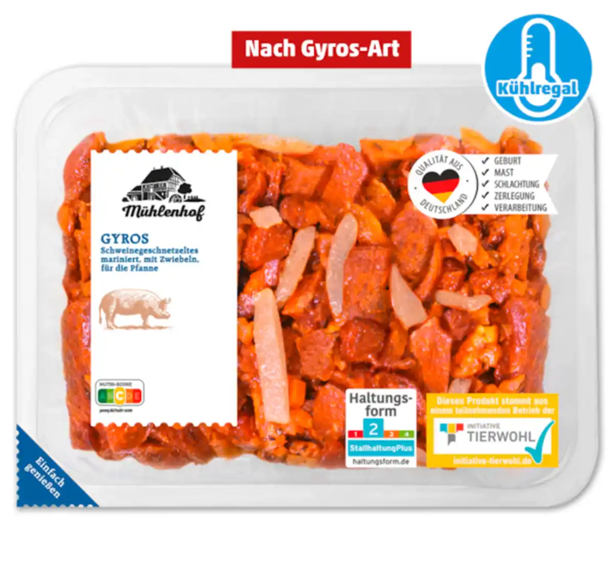 Bild 1 von MÜHLENHOF Frisches Schweine-Geschnetzeltes
