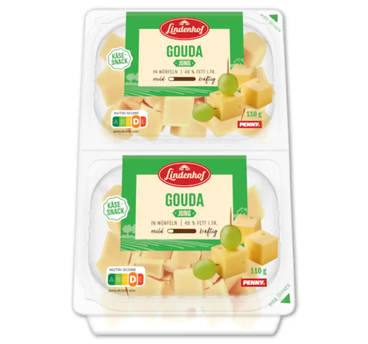 Bild 1 von LINDENHOF Käse-Snack Würfel