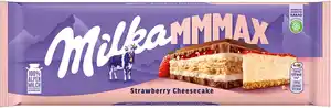 Milka Schokoladentafel Strawberry Cheesecake MMMAX, 300 g