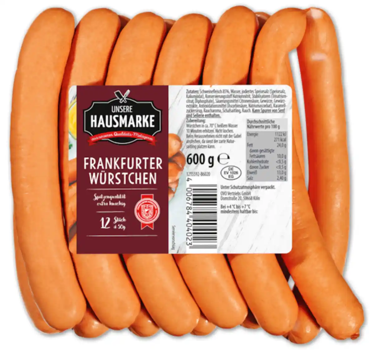 Bild 1 von UNSERE HAUSMARKE Frankfurter ­Würstchen*