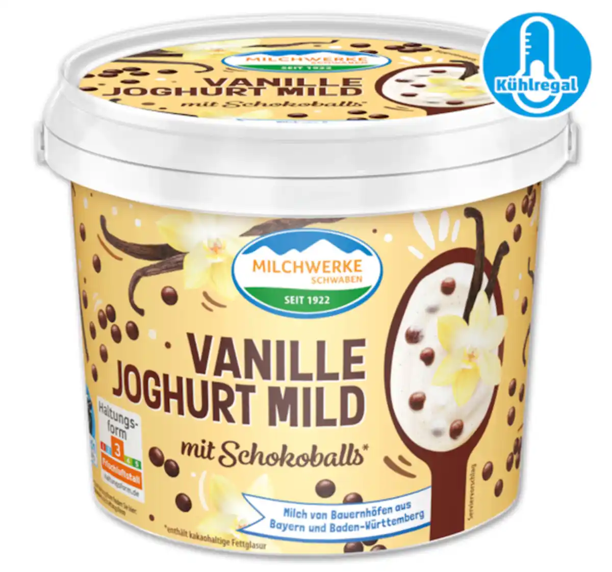 Bild 1 von MILCHWERKE SCHWABEN Joghurt mit Schokoballs*