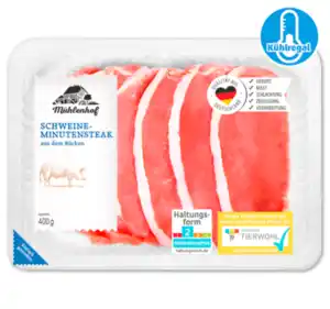 MÜHLENHOF Frische Schweine-Minutensteaks