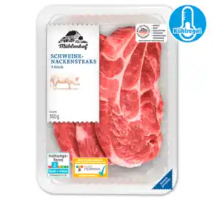 MÜHLENHOF Frische Schweine-Nackensteaks 