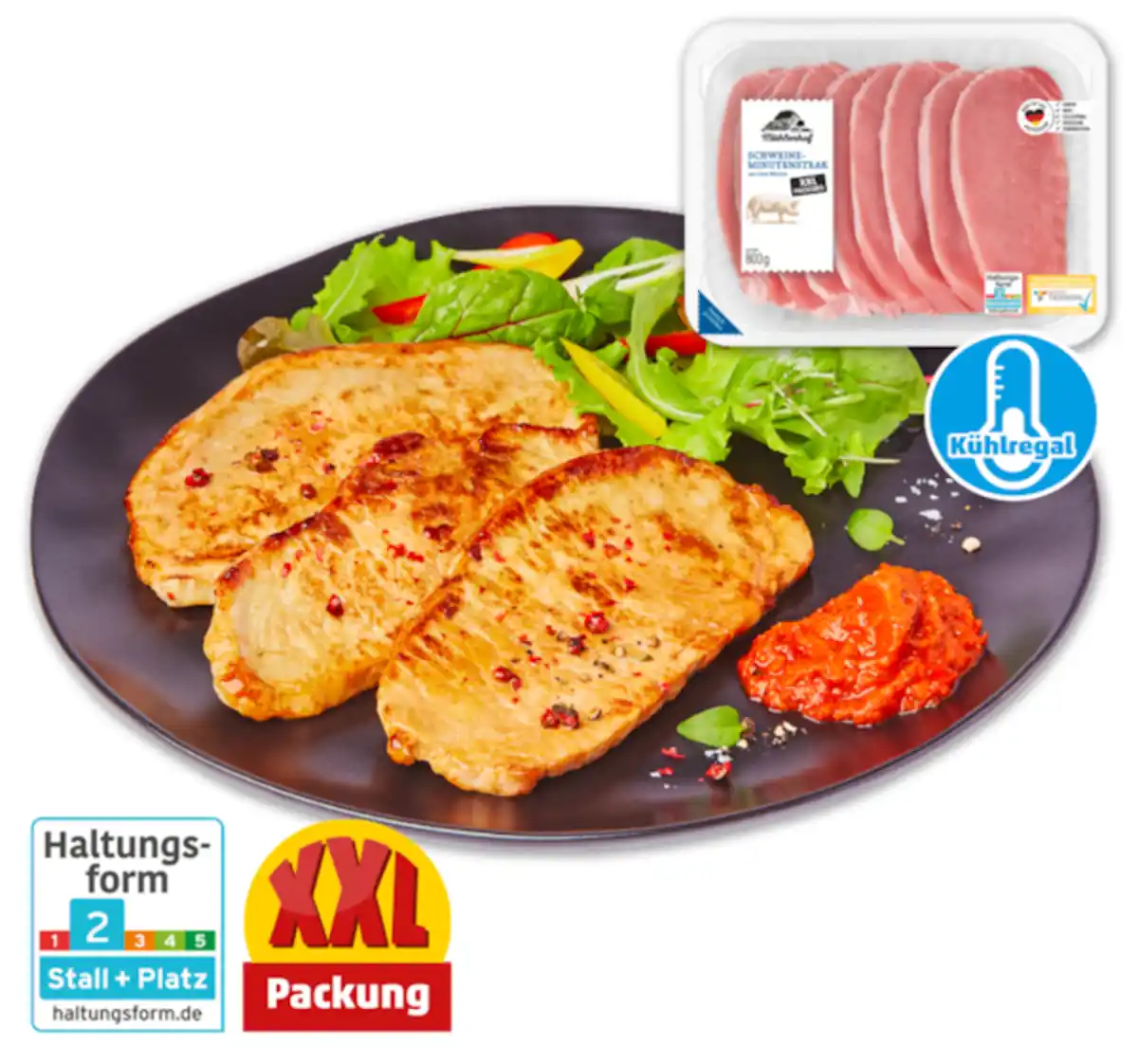 Bild 1 von MÜHLENHOF Frische Schweine-Minutensteaks*