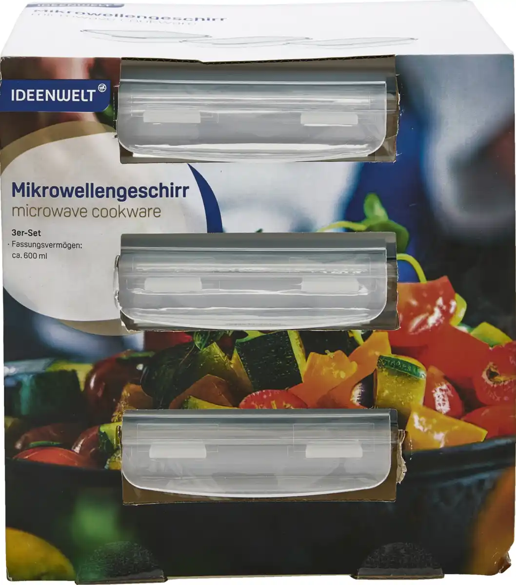 Bild 1 von IDEENWELT Mikrowellengeschirr 3er-Set