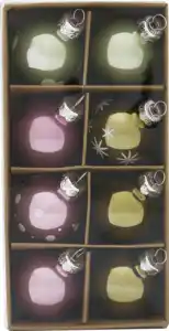 DEKOWELT KUGELN MIT HERZEN 9ER BOX