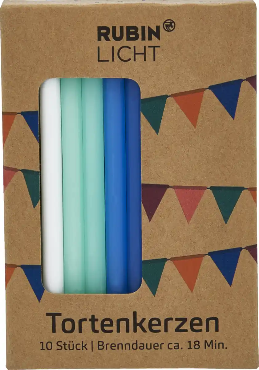 Bild 3 von RUBIN LICHT Tortenkerzen Sort. Gewellt & gedreht