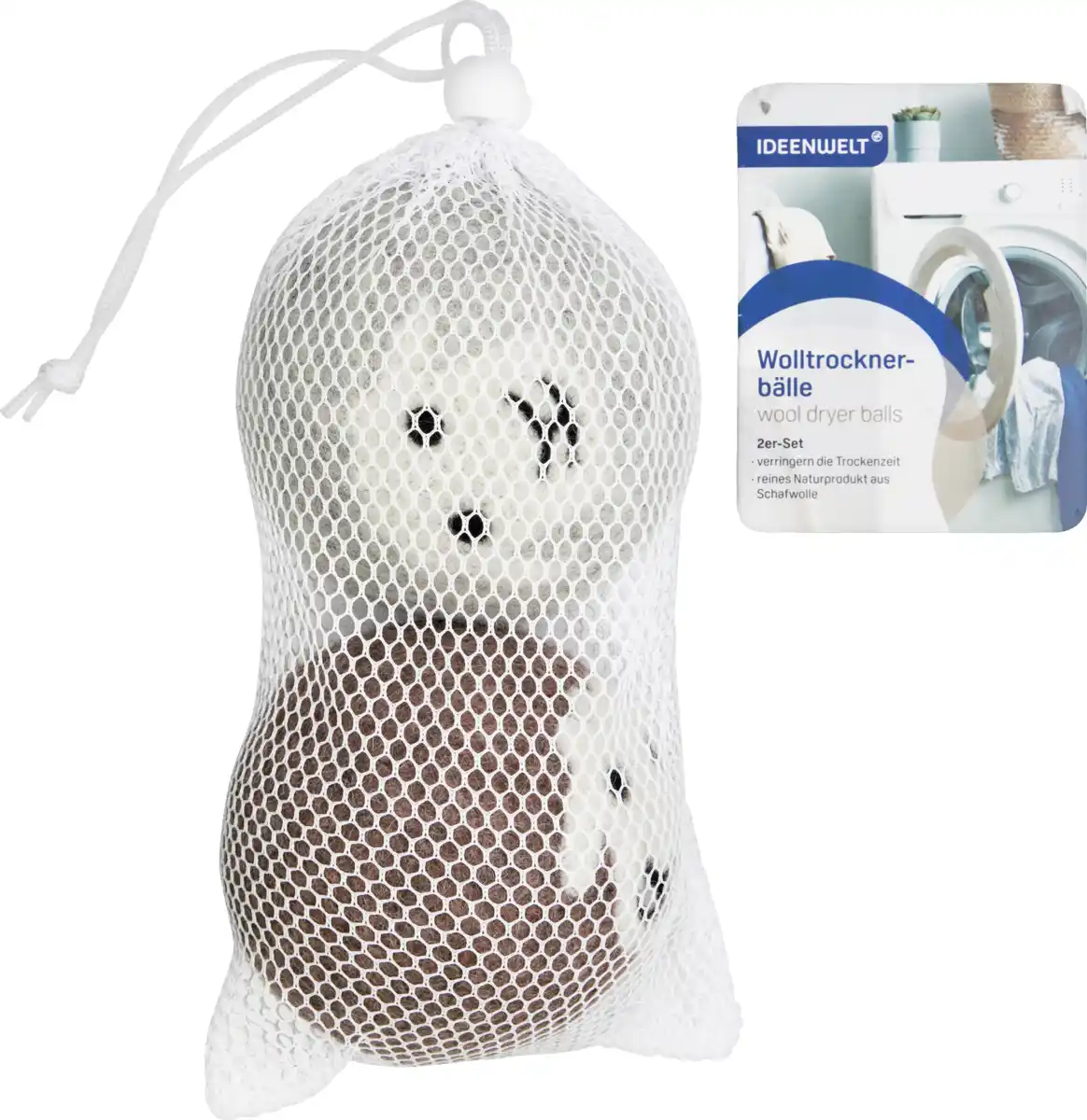 Bild 1 von IDEENWELT Lammwolltrocknerbälle 2er-Set