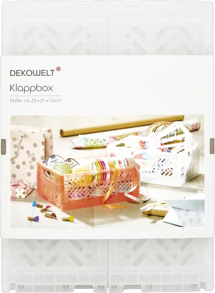 Bild 1 von DEKOWELT KLAPPBOX M MIT GLITZER