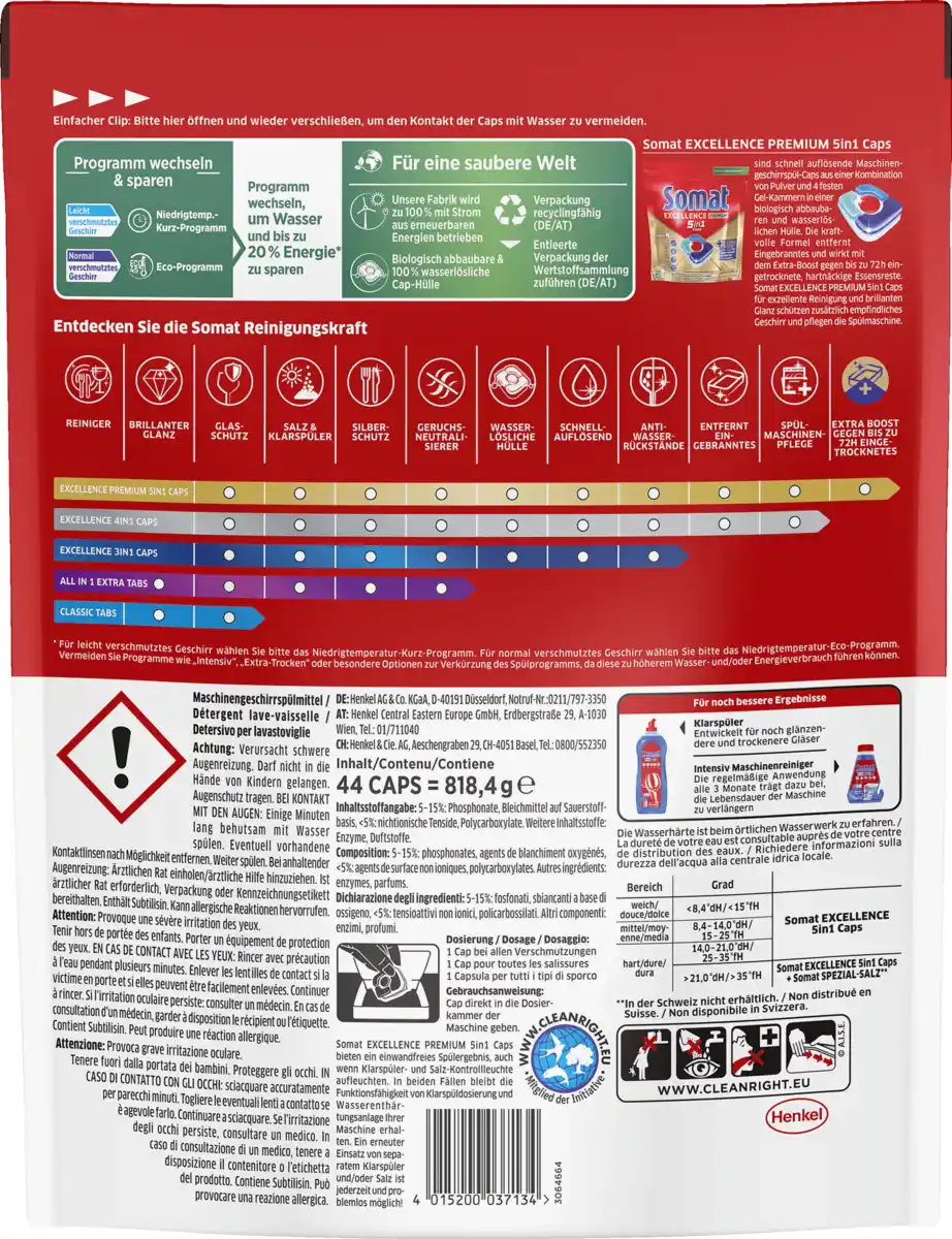 Bild 2 von Somat Excellence Premium 5in1 Caps XXL