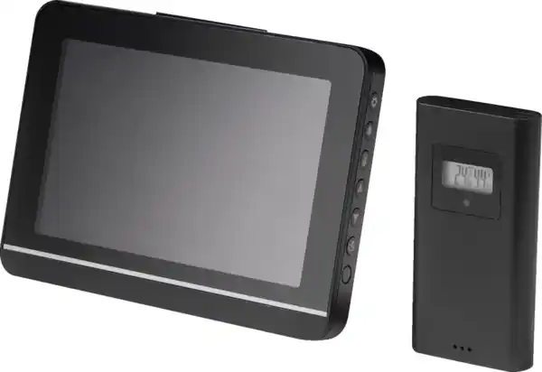 Bild 2 von IDEENWELT Funk-Wetterstation schwarz