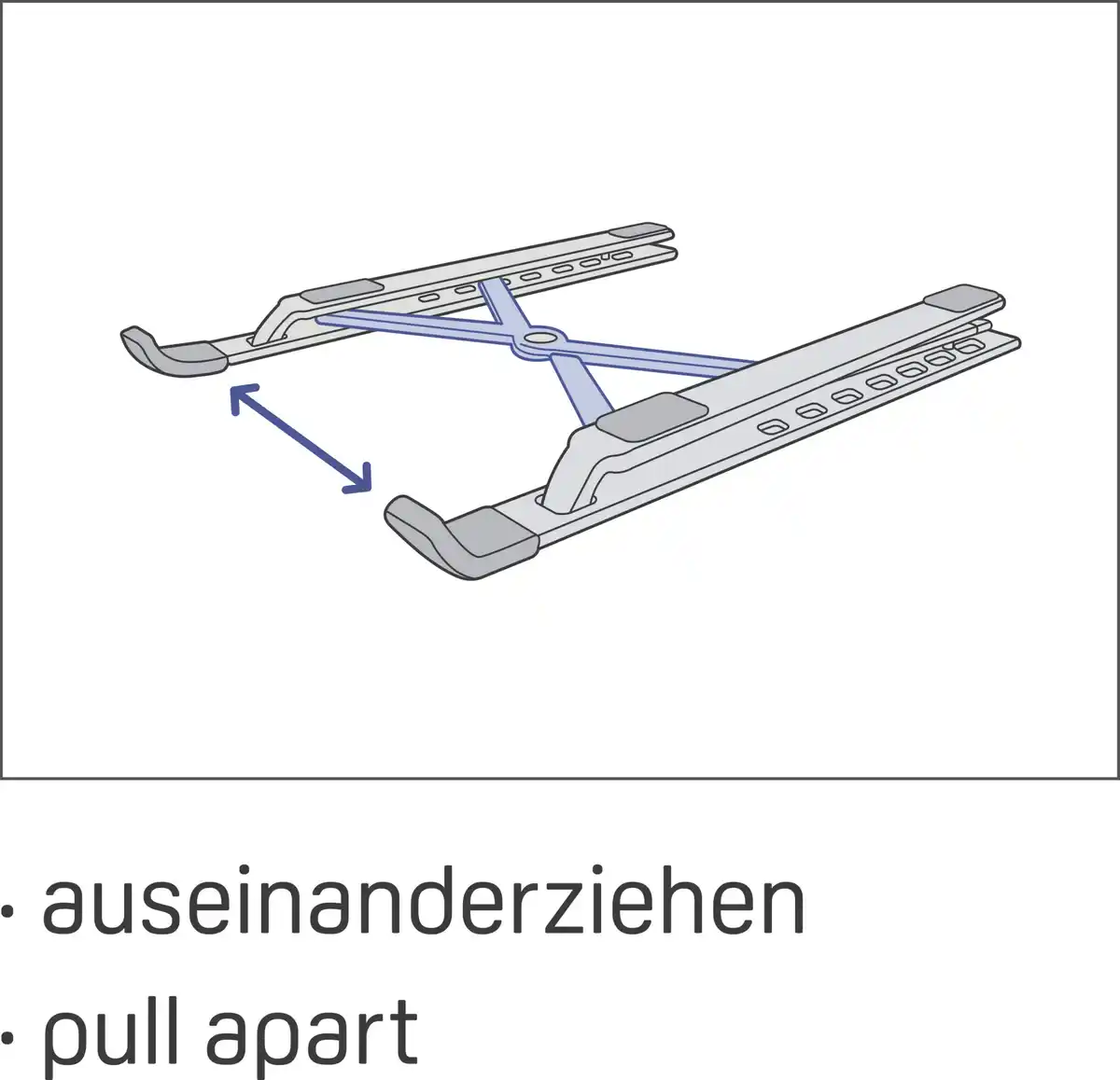 Bild 3 von IDEENWELT Klappbarer Laptophalter