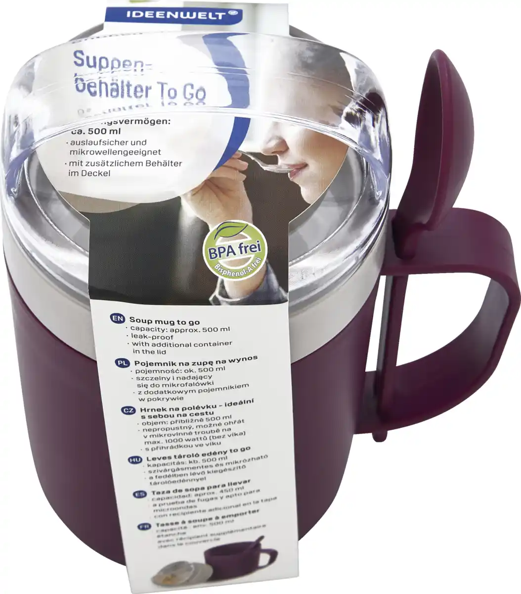 Bild 1 von IDEENWELT Suppenbehälter to Go Beere