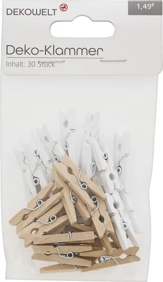 Bild 2 von IDEENWELT Klammern klein grün/rot