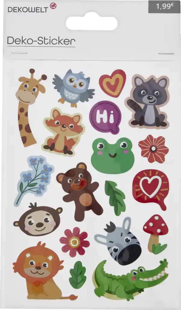 Bild 2 von IDEENWELT STICKER GLÄNZENDE TIERE