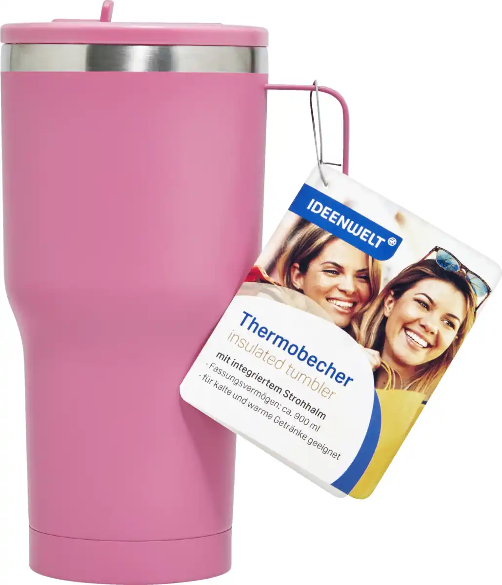 Bild 1 von IDEENWELT Thermobecher 900ml Pink