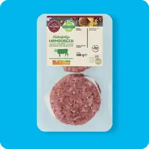 FAIR & GUT Hamburger, Vom Rind