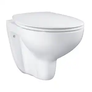 Grohe Wand-WC spülrandlos 'Bau Ceramic' inklusive WC-Sitz weiß