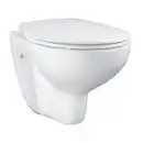 Bild 1 von Grohe Wand-WC spülrandlos 'Bau Ceramic' inklusive WC-Sitz weiß