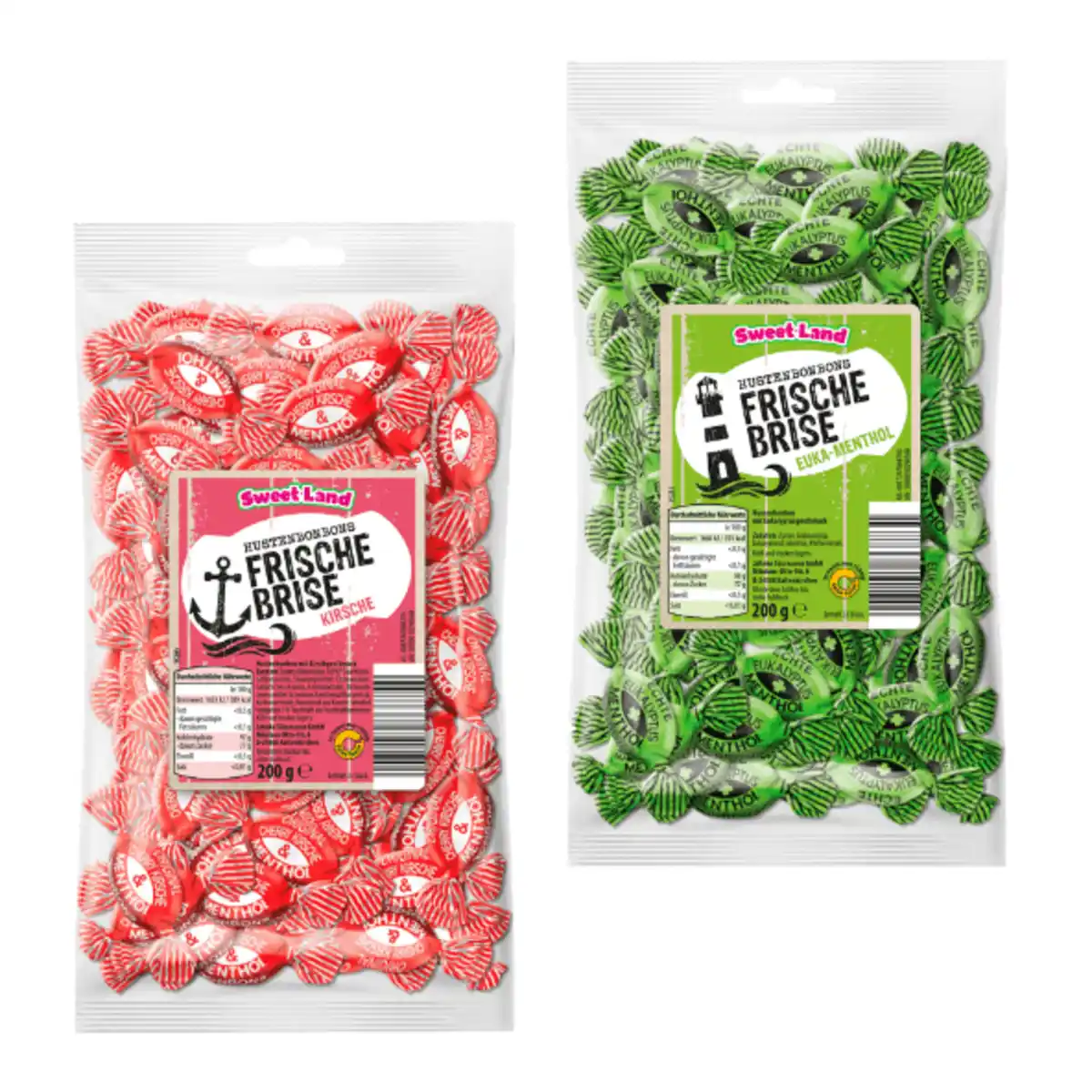 Bild 1 von SWEETLAND Eukalbonbons 200g