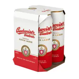 BUDWEISER BUDVAR Czech Lager 0,5L