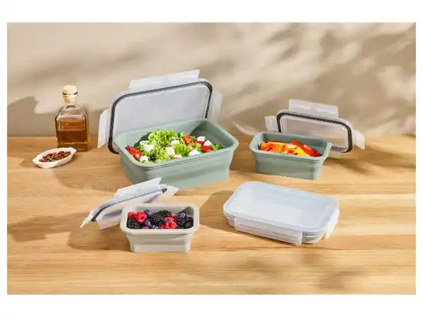 Bild 2 von SILVERCREST® Faltbare Frischhaltedosen / Lunchbox