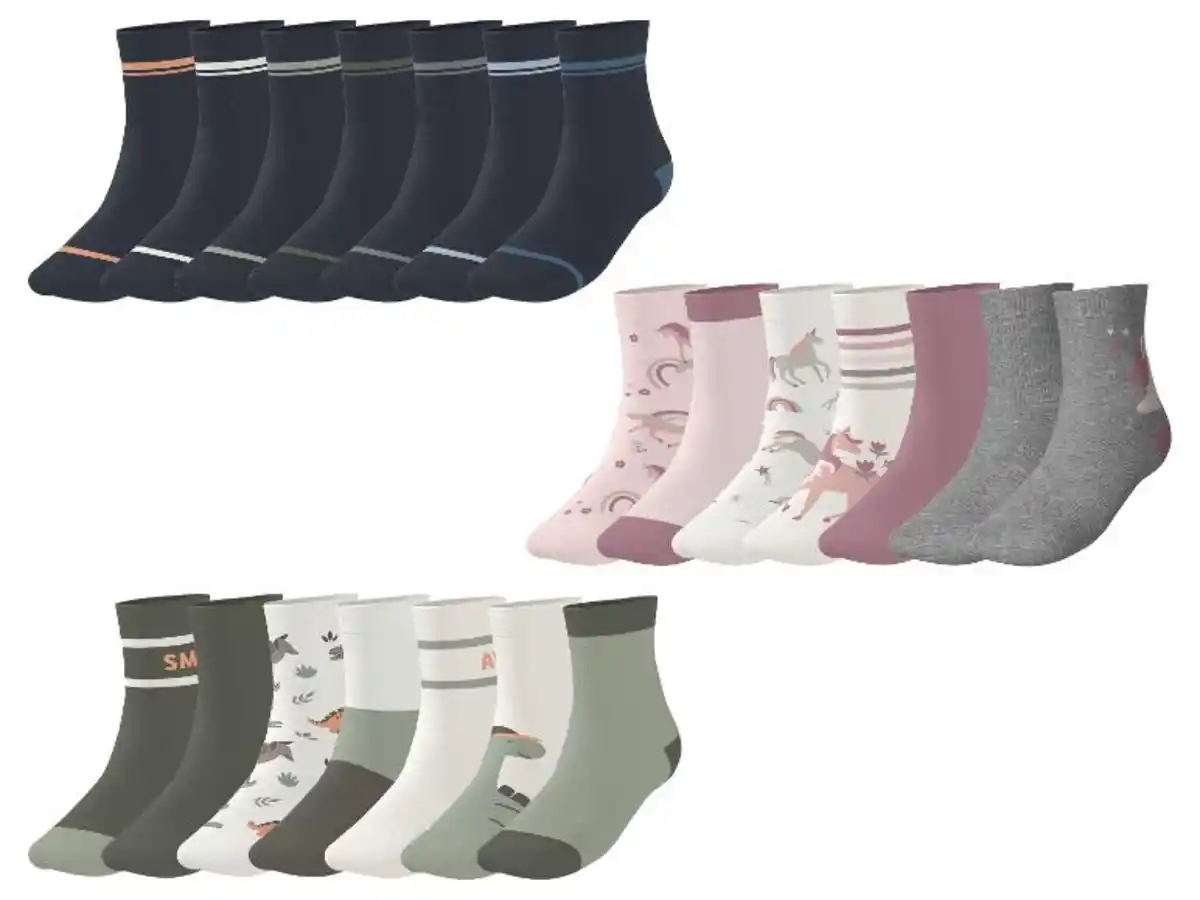Bild 1 von lupilu® Kleinkinder Socken, 7 Paar