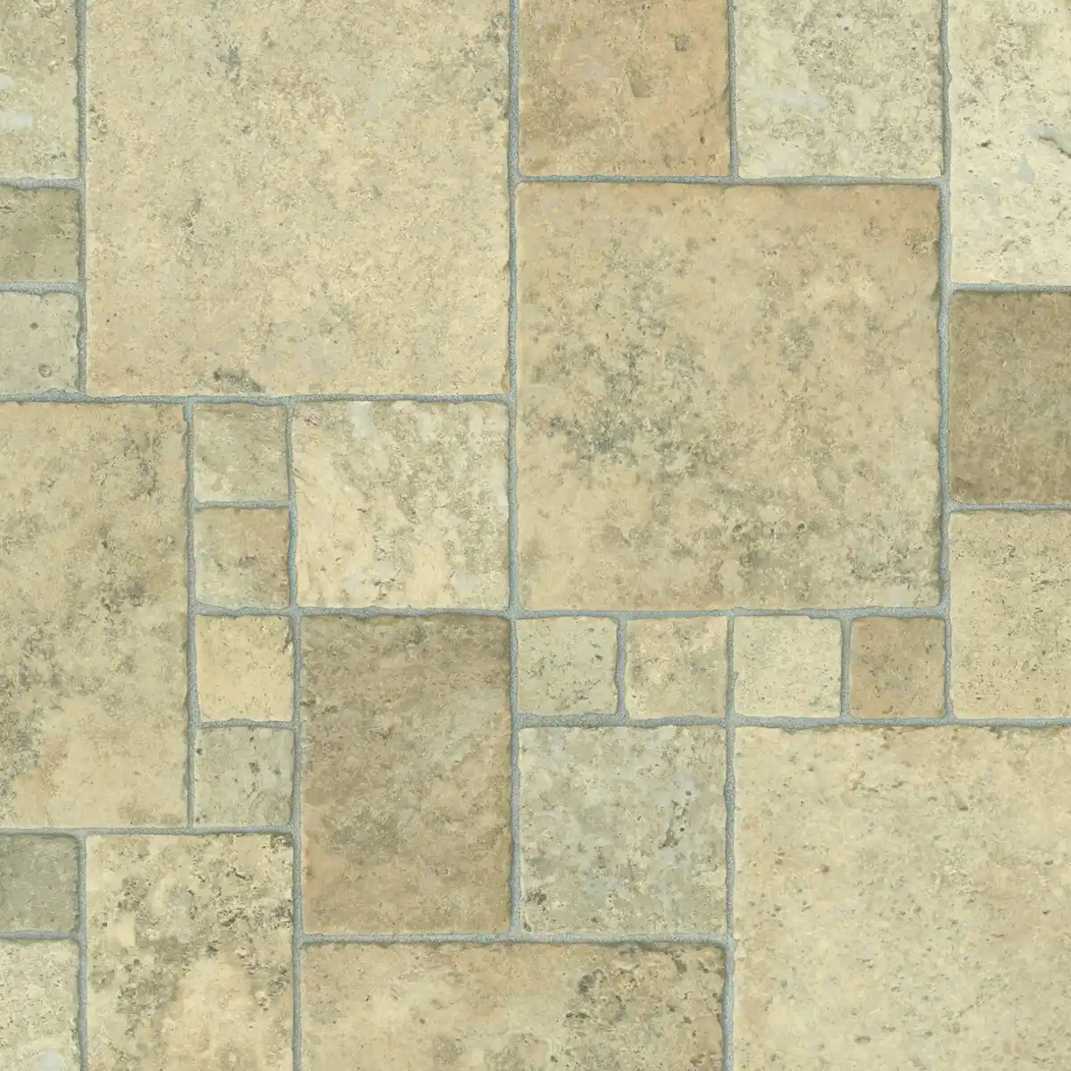 Bild 1 von Bodenbelag Vinyl Trail Fliese, beige, 4 m breit