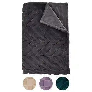 HOME CREATION Flauschige Decke Premium