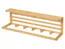 Bild 1 von Wenko Bambus Universal Küchenorganizer (Bambus Wandregal mit Haken)