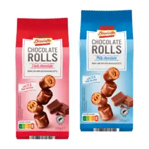 BISCOTTO Schokoröllchen 150g