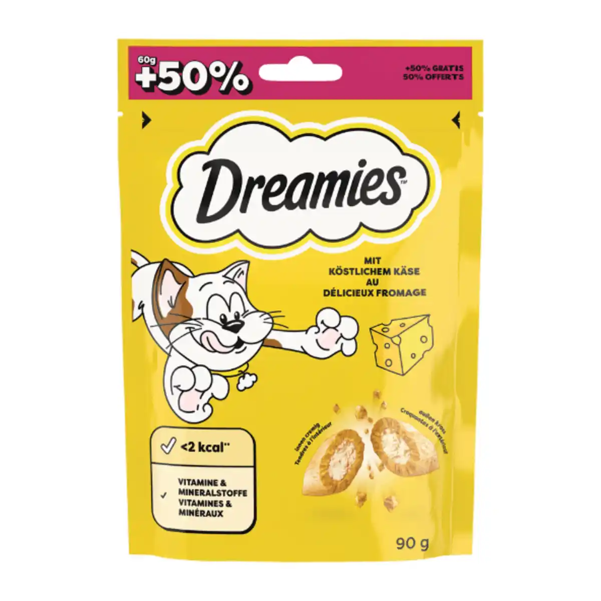 Bild 1 von WHISKAS Dreamies Käse 90g