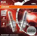 Bild 1 von Osram Halogenlampe H4 Raystar Advanced +150% 12V 60/55W