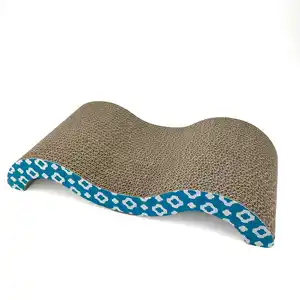 Thempa Kratzpappe für Katzen Wave mit Katzenminze 38 cm