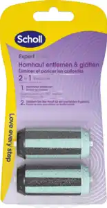 Scholl Ersatzrollen Hornhautentferner 2in1, 2 St