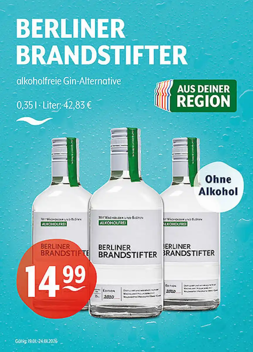 Bild 1 von BERLINER BRANDSTIFTER alkoholfreie Gin-Alternative