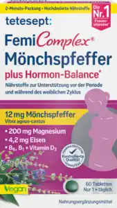 tetesept FemiComplex Mönchspfeffer Tabletten 60 St, 43,5 g