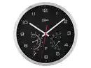 Bild 2 von LIVARNO home Aluminium Funkwanduhr mit Thermometer und Hygrometer