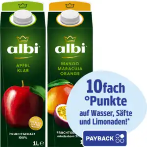 albi Fruchtsaft oder Nektar