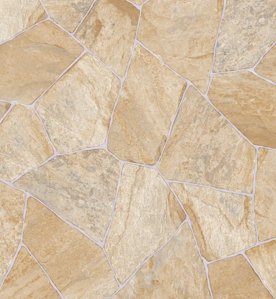 Bild 1 von Bodenbelag Vinyl 4 m Bruchsteinoptik beige