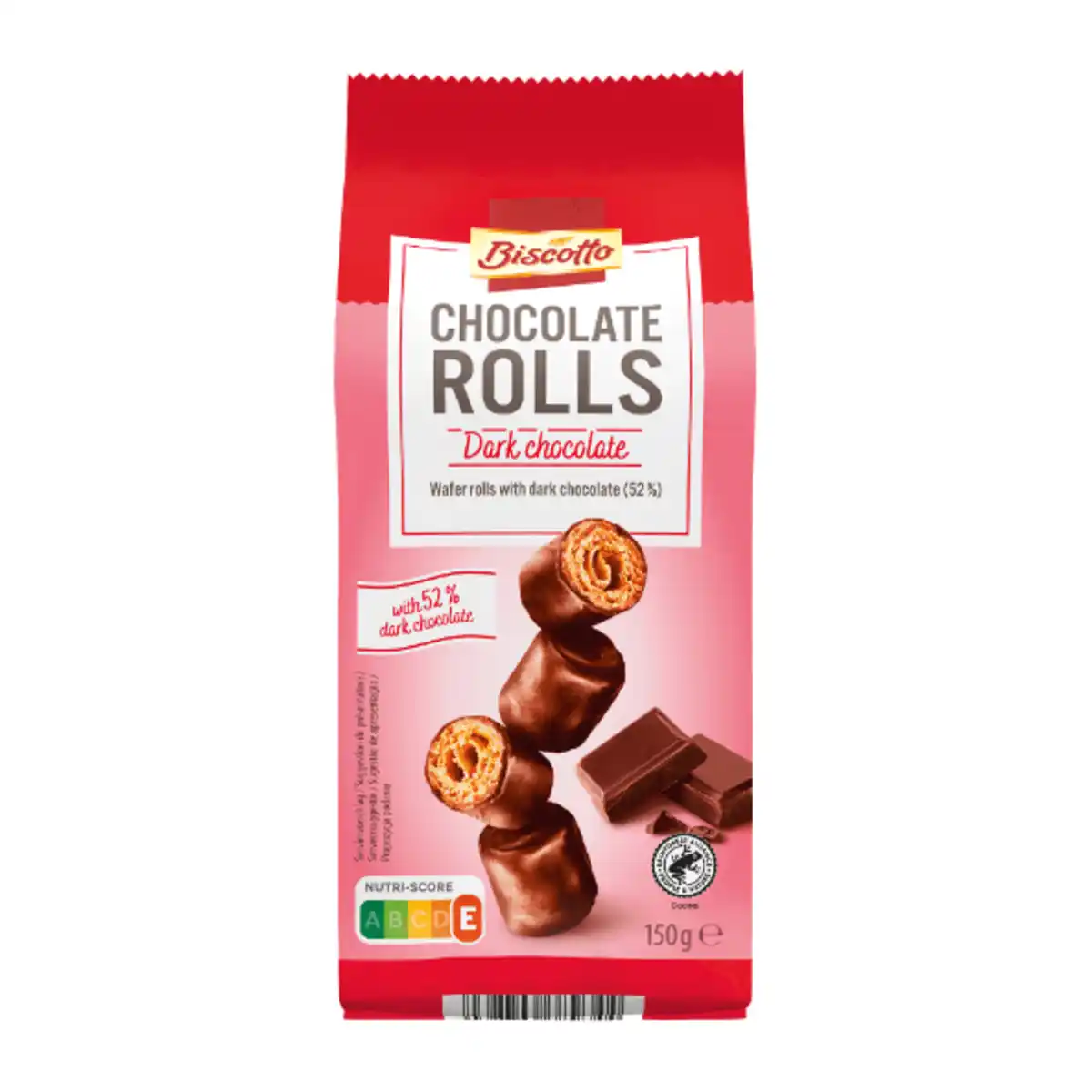 Bild 3 von BISCOTTO Schokoröllchen 150g