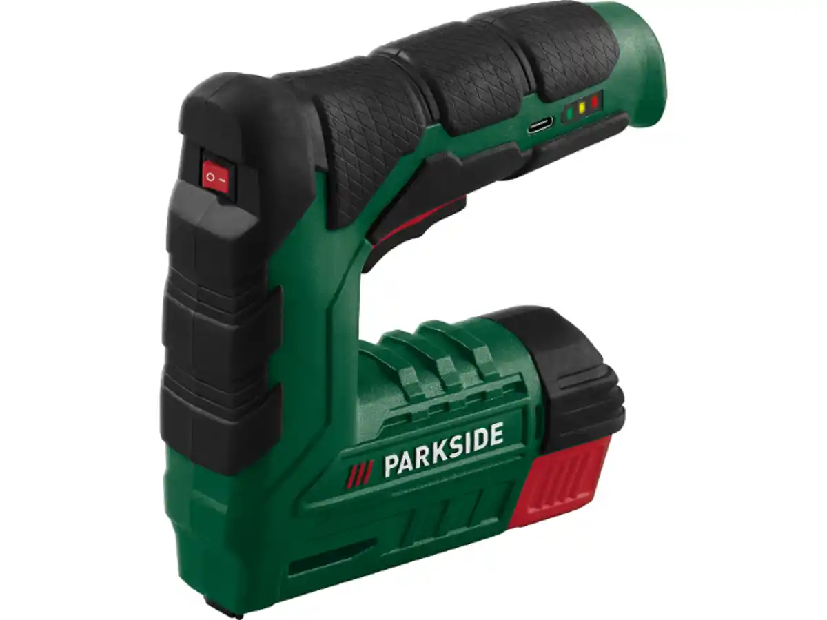 Bild 1 von PARKSIDE® 4V Akku-Tacker »PAT 4 D6«, mit integriertem Akku und Ladekabel